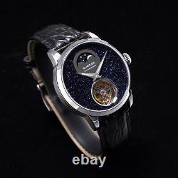 Sugess Tourbillon Master MoonPhase Seagull ST8235 Mechanical Mens Watch S429.04