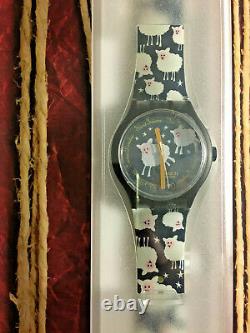 Swatch X-LARGE SUDN101 Black Sheep Too NEW RARE BEAUTIFUL CHRISTMAS GIFT