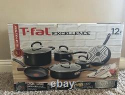 T- fal Excellence Heat Mastery 12 piece- New in Box, Great Christmas Gift