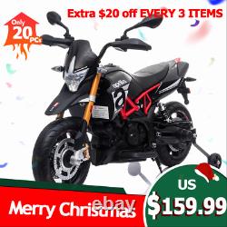 TOBBI 12V Ride On Dirt Bike-Kids Electric Off Road Motorcycle Toy Xmas Gift