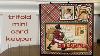 Trifold Mini Card Keeper Graphic 45 Christmas Time Tiny Giveaway Great Gift Craft Fair Idea