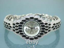 Turkish Handmade Jewelry 925 Sterling Silver Onyx Stone Women Watches