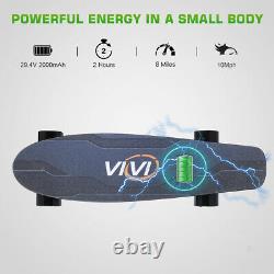 VIVI 350W Electric Skateboard 12.4MPH Hub Motor 10Mile Range Standard Xmas Gift