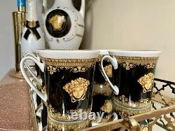 Versace I Love Baroque Medusa Mugs 6 Pieces Set Luxury Christmas Gift