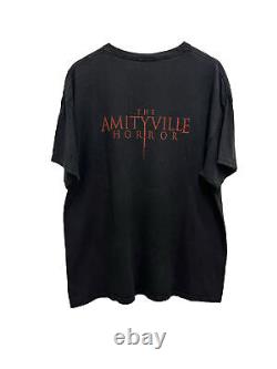 Vintage Amityville Horror Promo Movie T Shirt Rare Double Sided Size XL