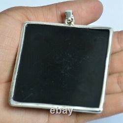 Wedding Gift For Her Sterling Silver Onyx Gemstone Jewelry Black Pendant 17263