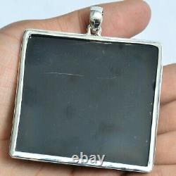 Wedding Gift For Her Sterling Silver Onyx Gemstone Jewelry Black Pendant 17268