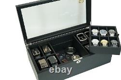 Wooden Organizer Box Perfect Christmas Gift for Watches & Jewelry