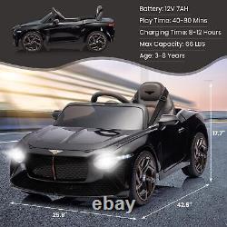Xmas Gift BENTLEY Style LICENSED 12V Kids Ride on Car Electric Toy withRC LED MP3