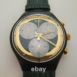 Xmas Gift New Swatch Chrono SCB107 Rollerball1990 Swiss Watch